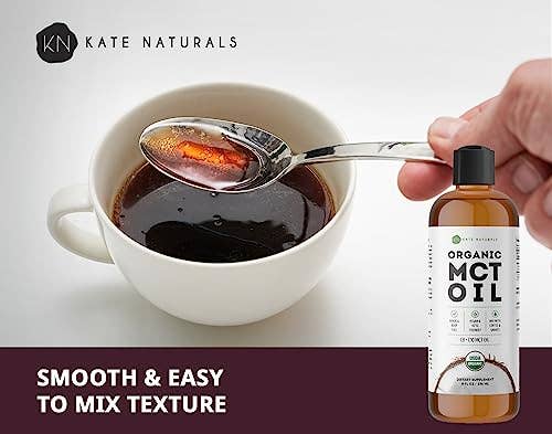 Kate Naturals Organic MCT Oil: 8oz (Exp 07/26)