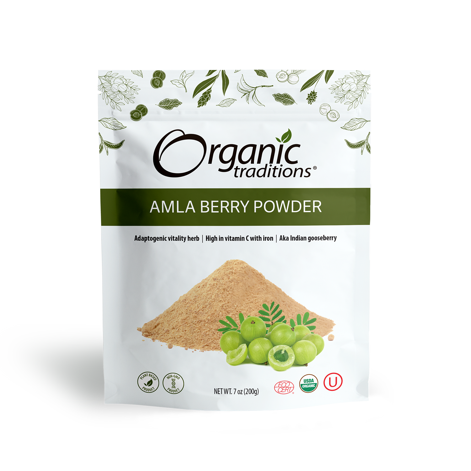 Organic Amla Berry Powder 7oz (200g)