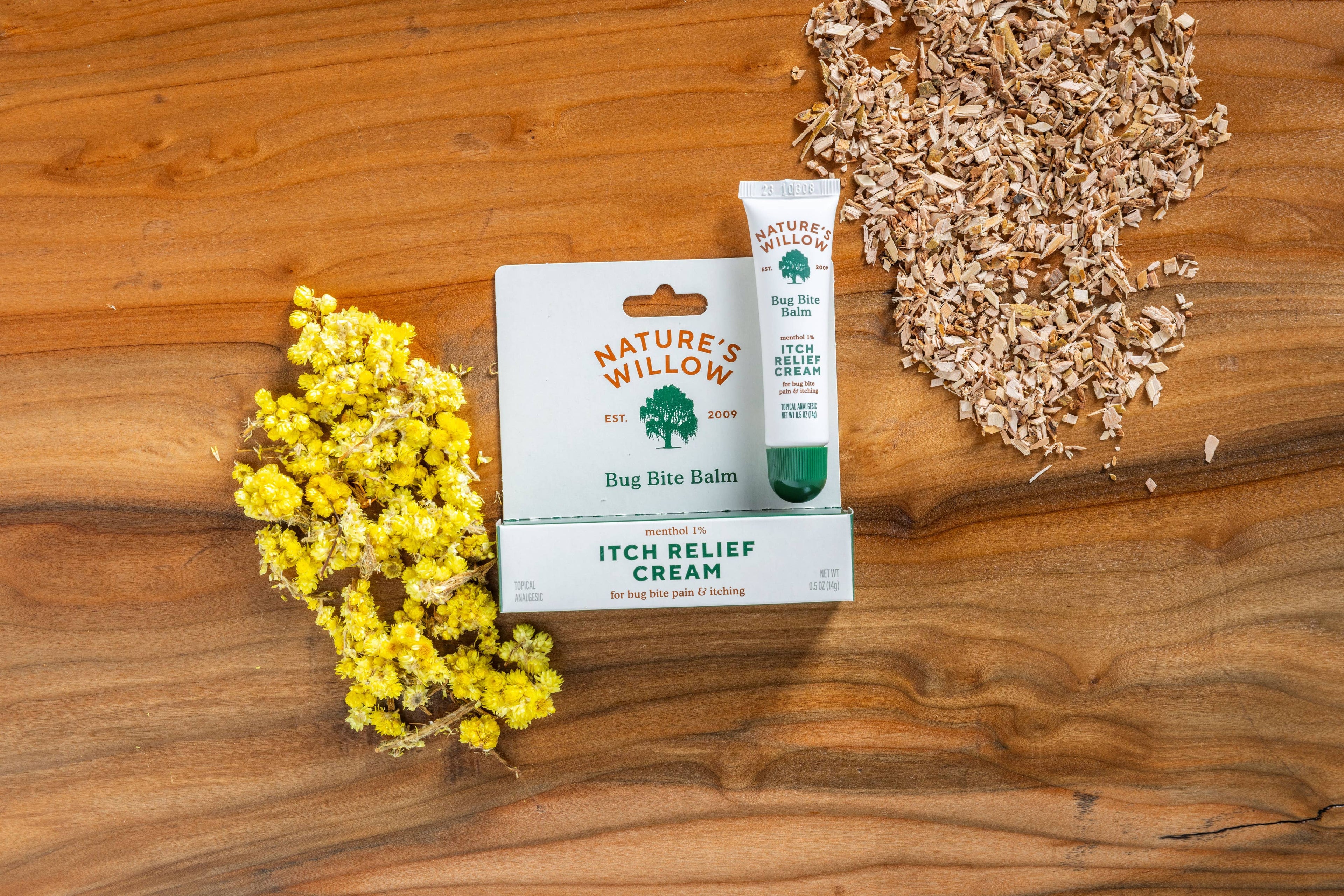 Nature’s Willow Bug Bite Balm, Natural Insect Bite Pain & Itch Relief, 0.5 oz