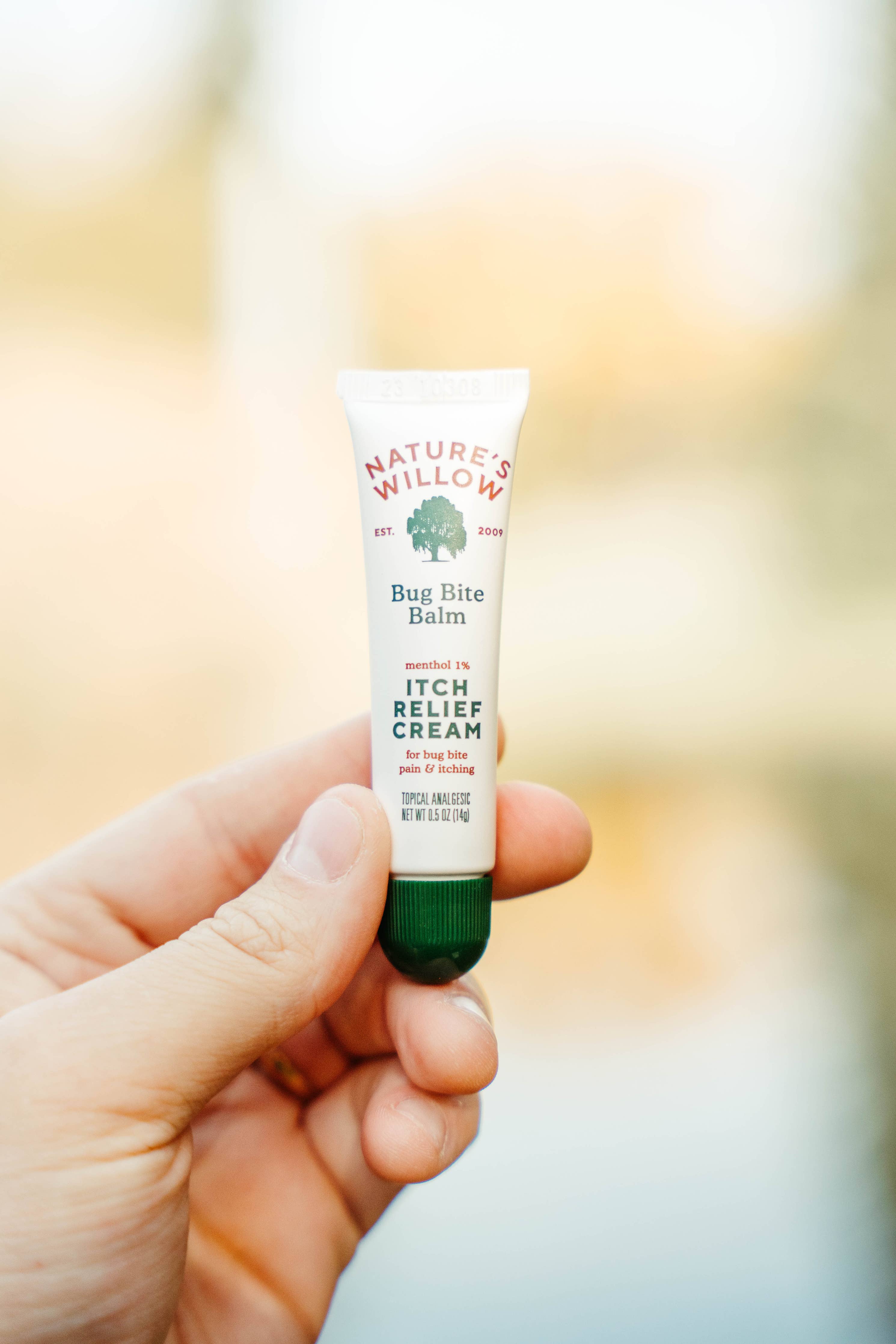 Nature’s Willow Bug Bite Balm, Natural Insect Bite Pain & Itch Relief, 0.5 oz