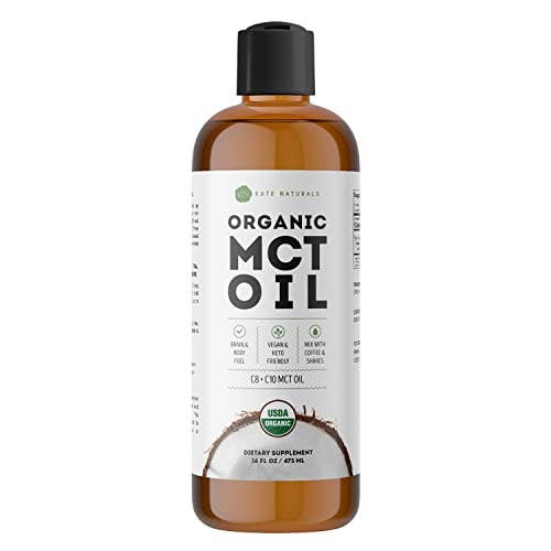 Kate Naturals Organic MCT Oil: 8oz (Exp 07/26)