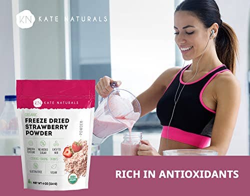 Organic Freeze Dried Strawberry Powder 4oz (114g)