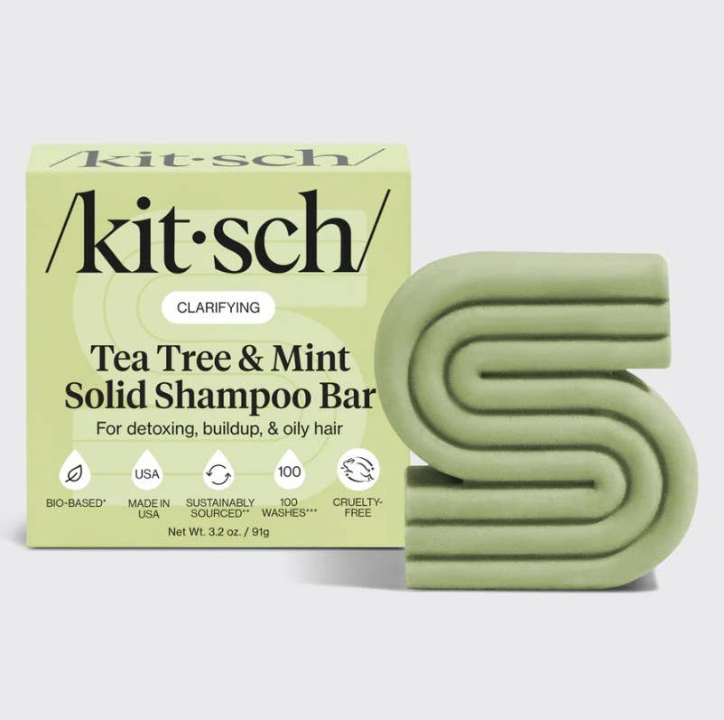 KITSCH Tea Tree & Mint Clarifying Shampoo Bar