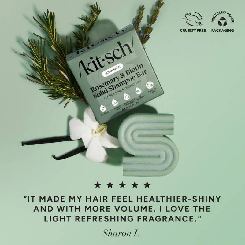 KITSCH 迷迭香生物素豐盈洗髮皂