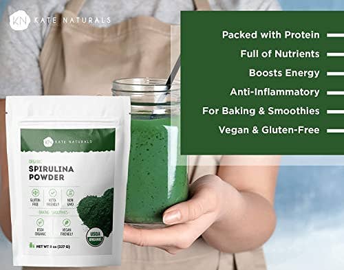 Organic Spirulina Powder 2lbs (907g)
