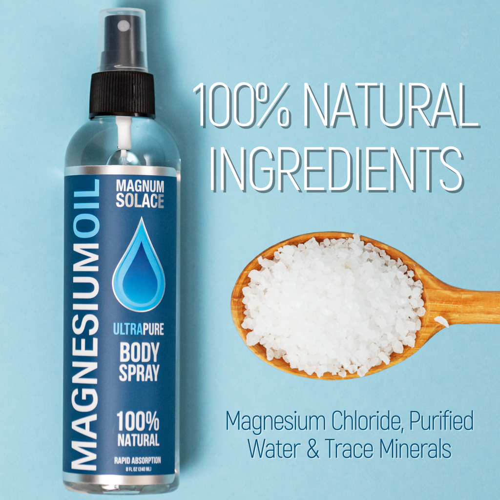Magnesium Oil Spray for Restless Legs, Sleep, Muscle Relief: 8oz
