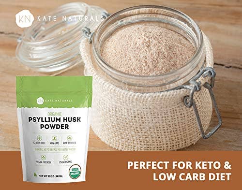 Organic Psyllium Husk Powder 12oz (340g)