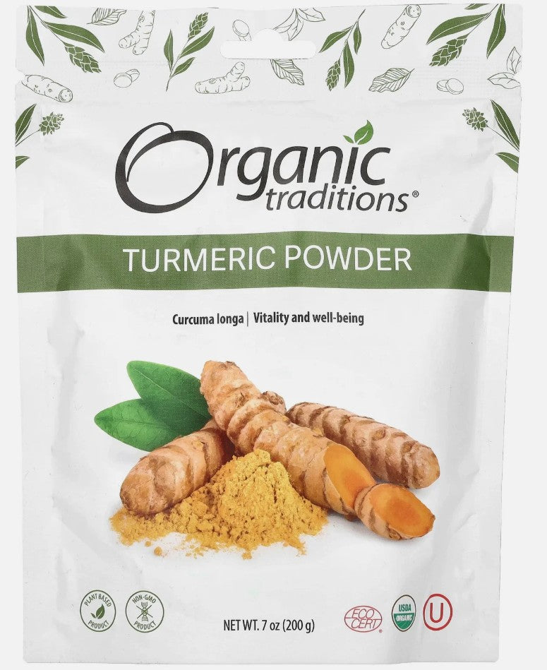 Organic Turmeric Powder:  7 oz (200g)