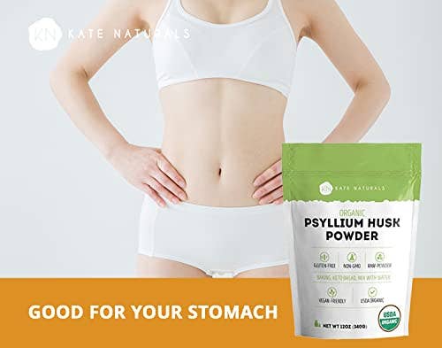 Organic Psyllium Husk Powder 12oz (340g)