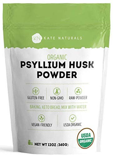 Organic Psyllium Husk Powder 12oz (340g)
