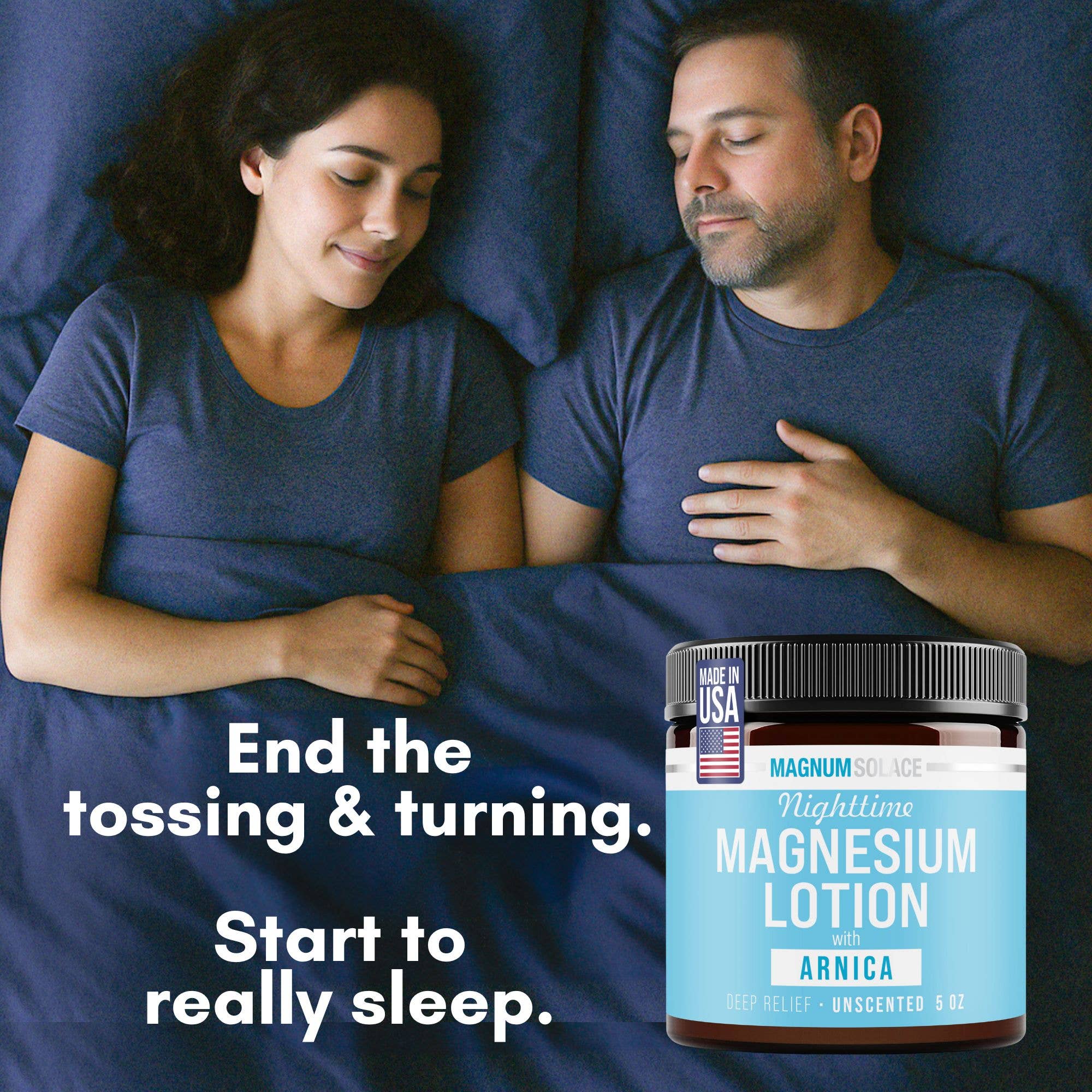 Nighttime Magnesium Lotion with Arnica: Unscented