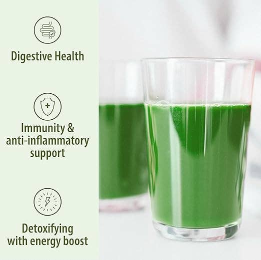 Organic Barley Grass Juice Powder :  5.3 oz (150g)
