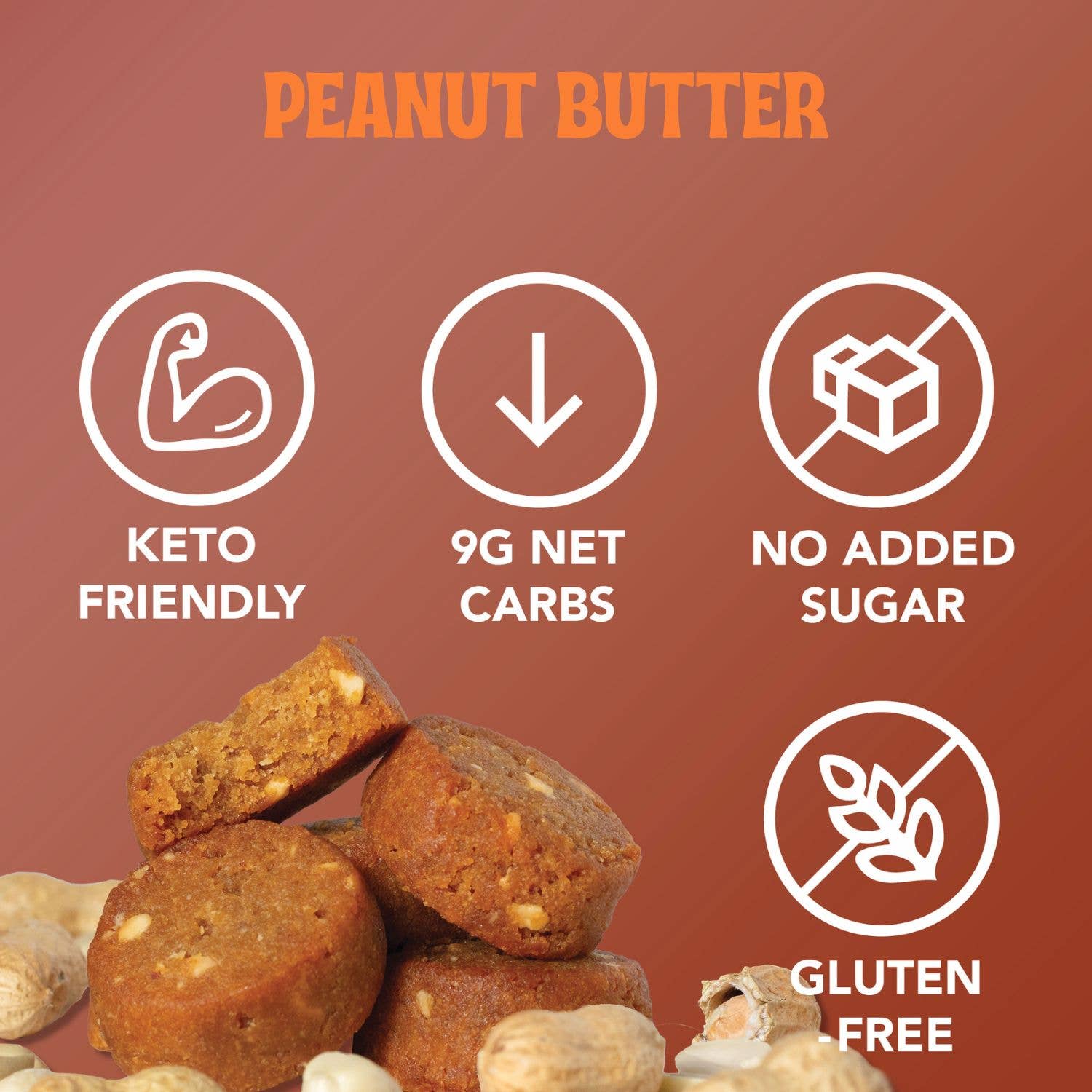 Peanut Butter Keto Cookie Bites 4oz