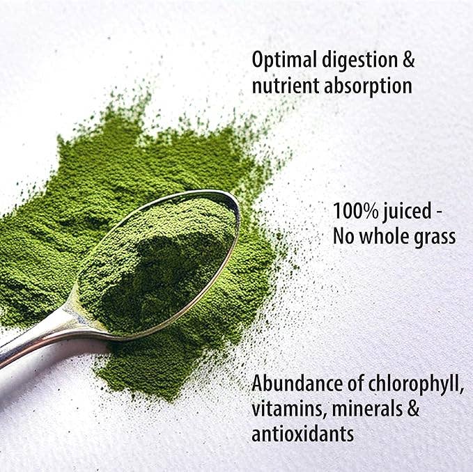 Organic Wheat Grass Juice Powder:      5.3 oz (150g)