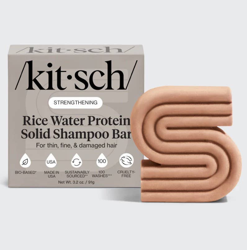 KITSCH 淘米水洗髮皂，促進頭髮生長
