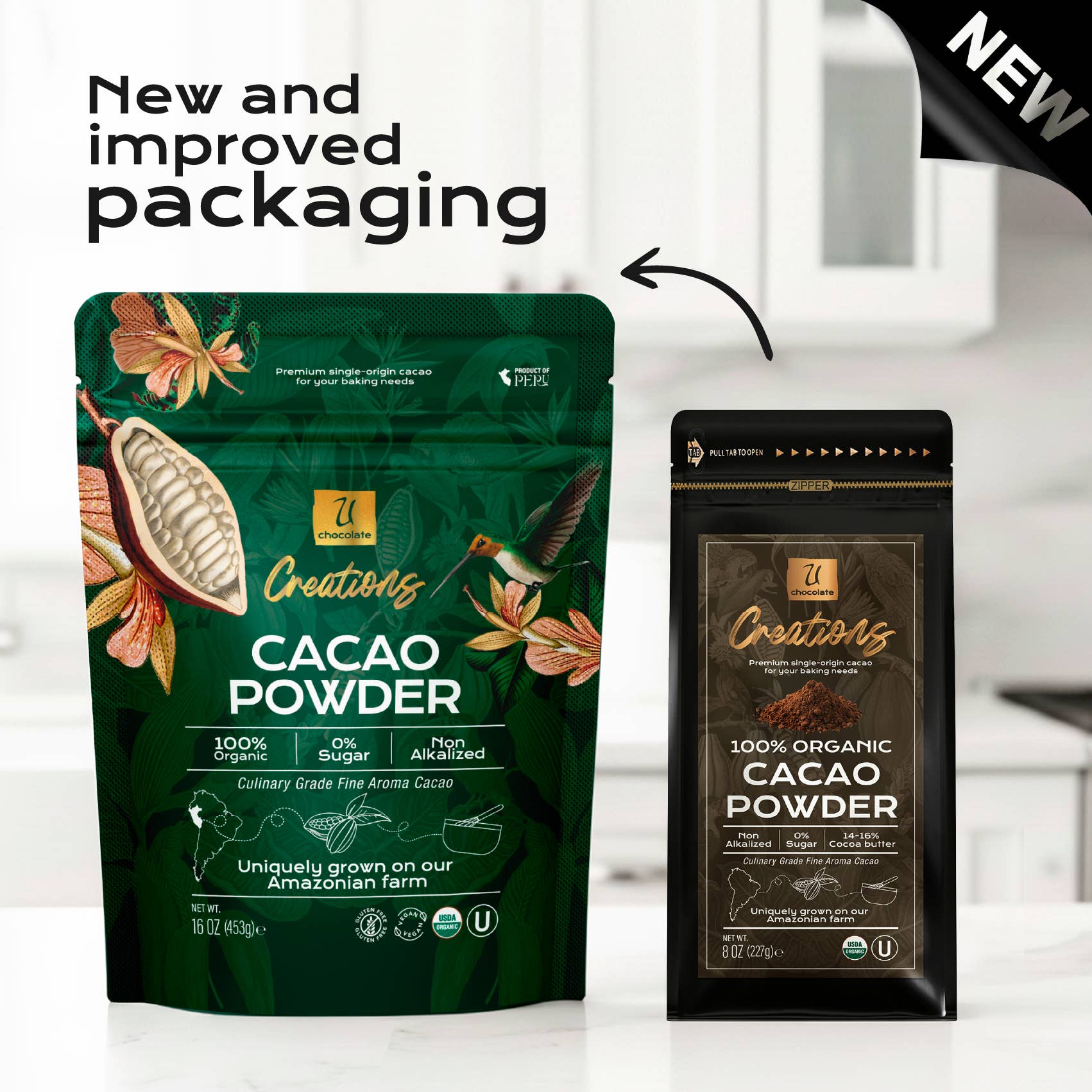 Organic Cacao Powder | Creations | 16 oz