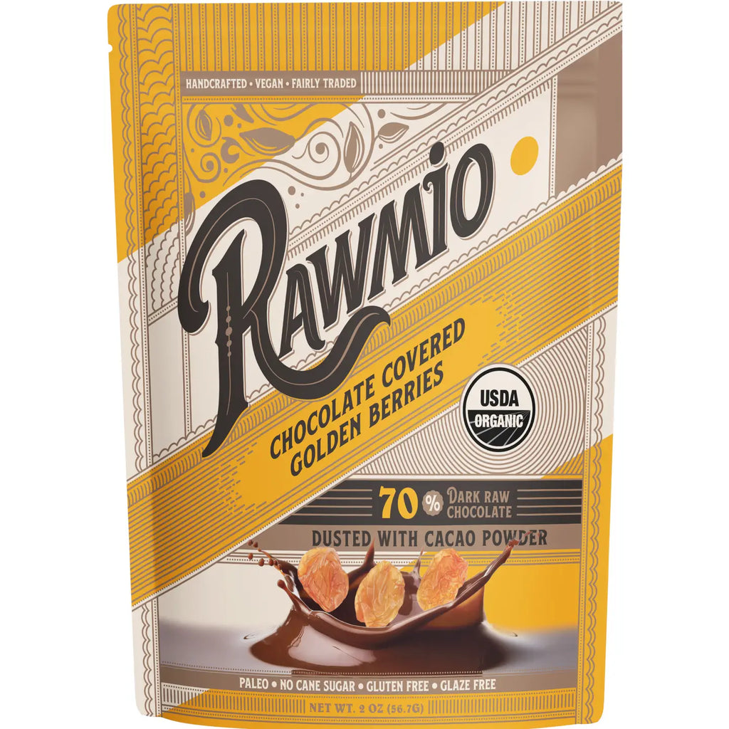 Organic Chocolate Covered Golden Berries 2oz